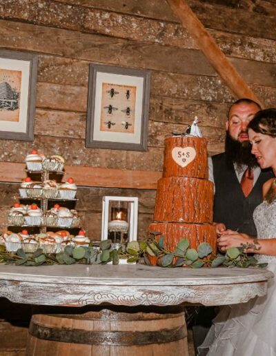 Rustic Wedding at The Barn at Honey Blossom Orchard. Wedding and Event Venue in Northwest Ohio